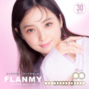[Contact lenses] FLANMY [30 lenses / 1Box] / Daily Disposal Colored Contact Lenses<!--フランミー 1箱30枚入 □Contact Lenses□-->