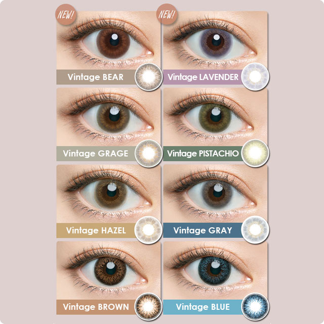 [Contact lenses] Angel Color 1day Bambi Vintage [10 lenses / 1Box]<!-- エンジェルカラーワンデーバンビ ヴィンテージ 1箱10枚入 □Contact Lenses□ -->